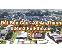 Đất Bến Cầu 524m2 14x37 thổ cư 100% ngay chợ An Thạnh - Tây Ninh