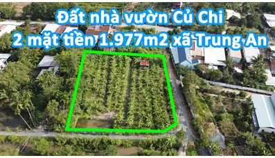THCC05 Đất Củ Chi làm nhà vườn 1.977m2 xã Trung An