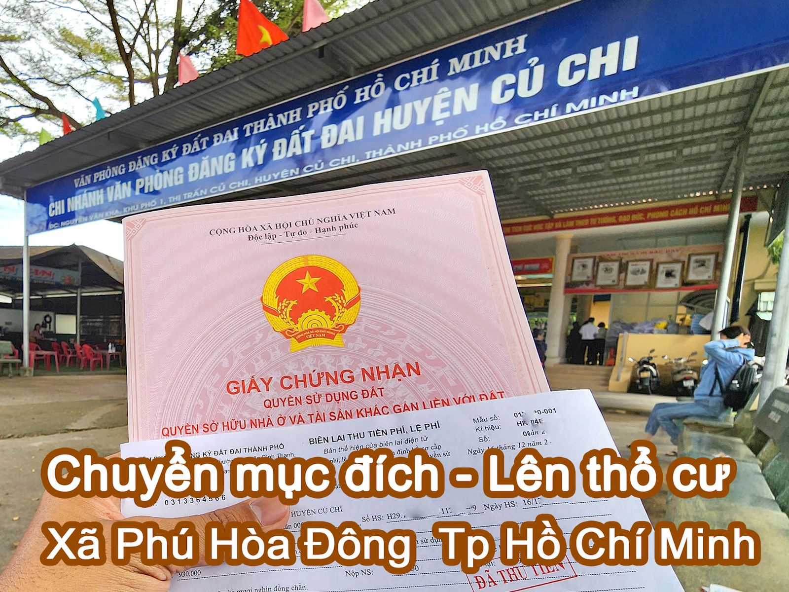 Lên thổ cư tại xã Phú Hòa Đông - Chuyên dịch vụ chuyển mục đích