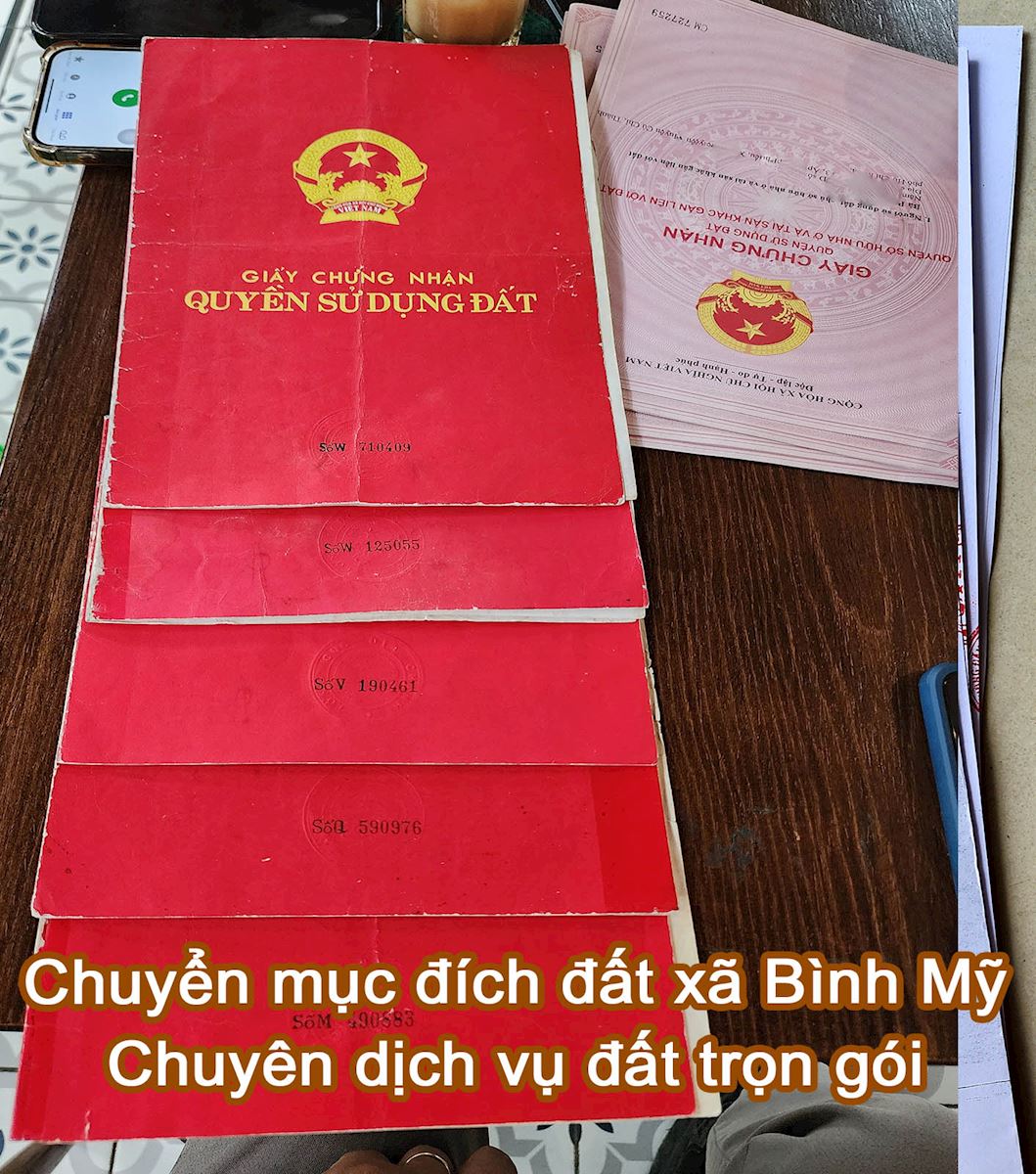 Lên thổ cư xã Bình Mỹ - Chuyên dịch vụ chuyển mục đích sử dụng đất trọn gói
