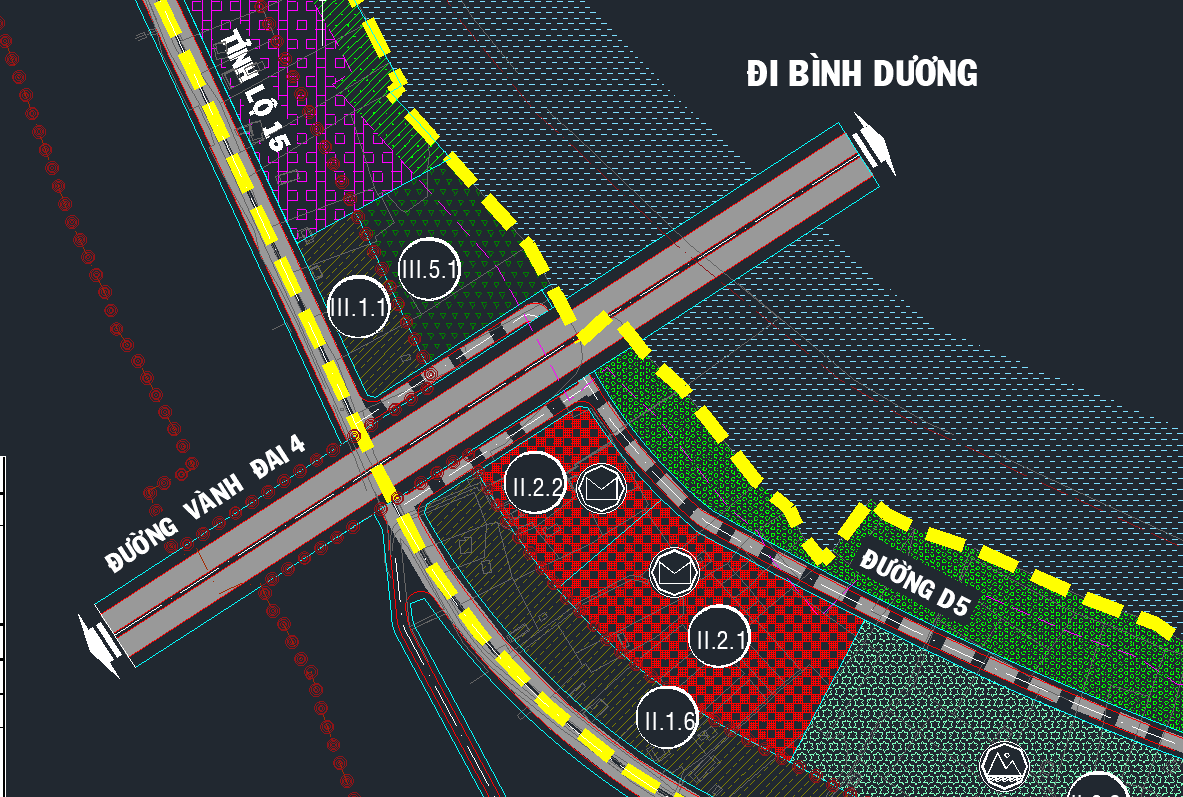 Vành đai 4 cắt ngang TL.15