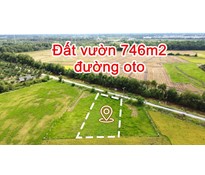 THCC03 Đất vườn Củ Chi 746m2 view Kênh và Dự án West Lakes Golf & Villas