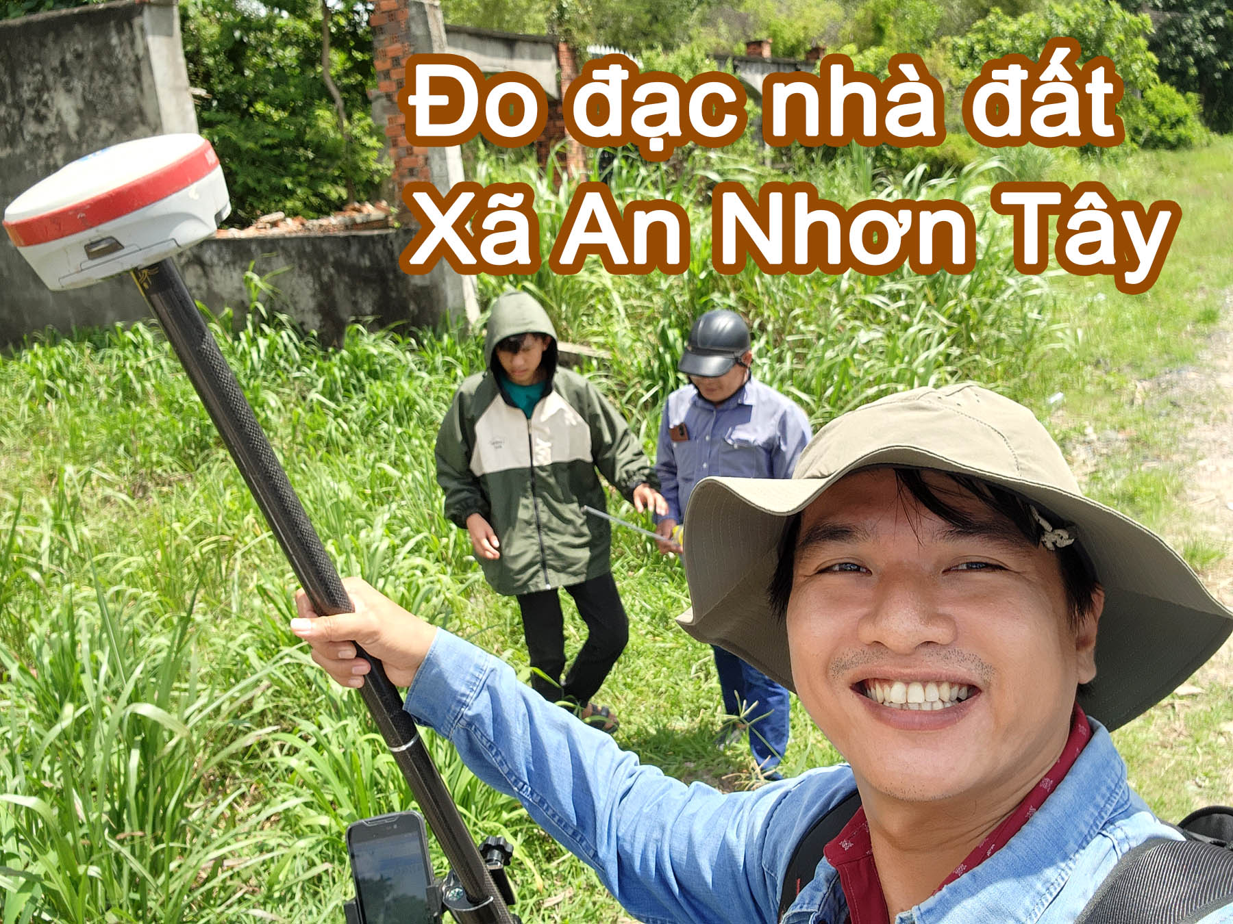 Dịch vụ đo đạc địa chính xã An Nhơn Tây - Xác định ranh, cắm mốc, làm bản vẽ nhà đất