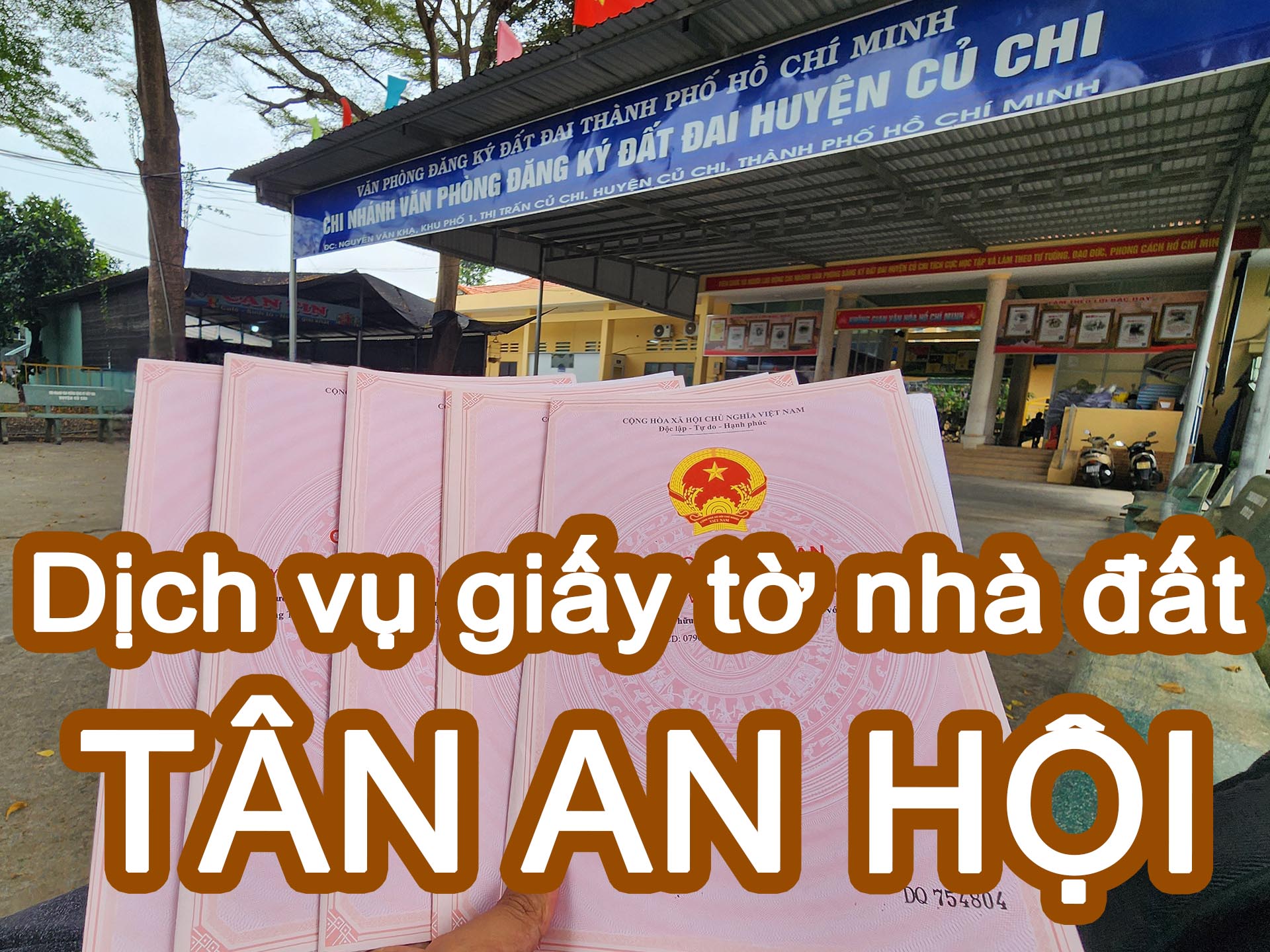 Dịch vụ làm giấy tờ nhà đất tại Tân An Hội chuyên hồ sơ và đo đạc